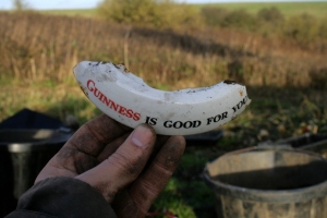 'Guinness is good for you' ashtray; 20th December 2013.